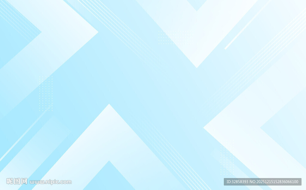 浅蓝色几何渐变背景图