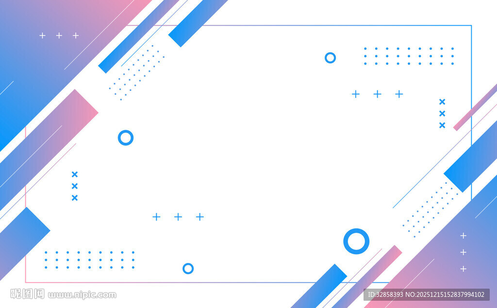 科技风几何线条背景图