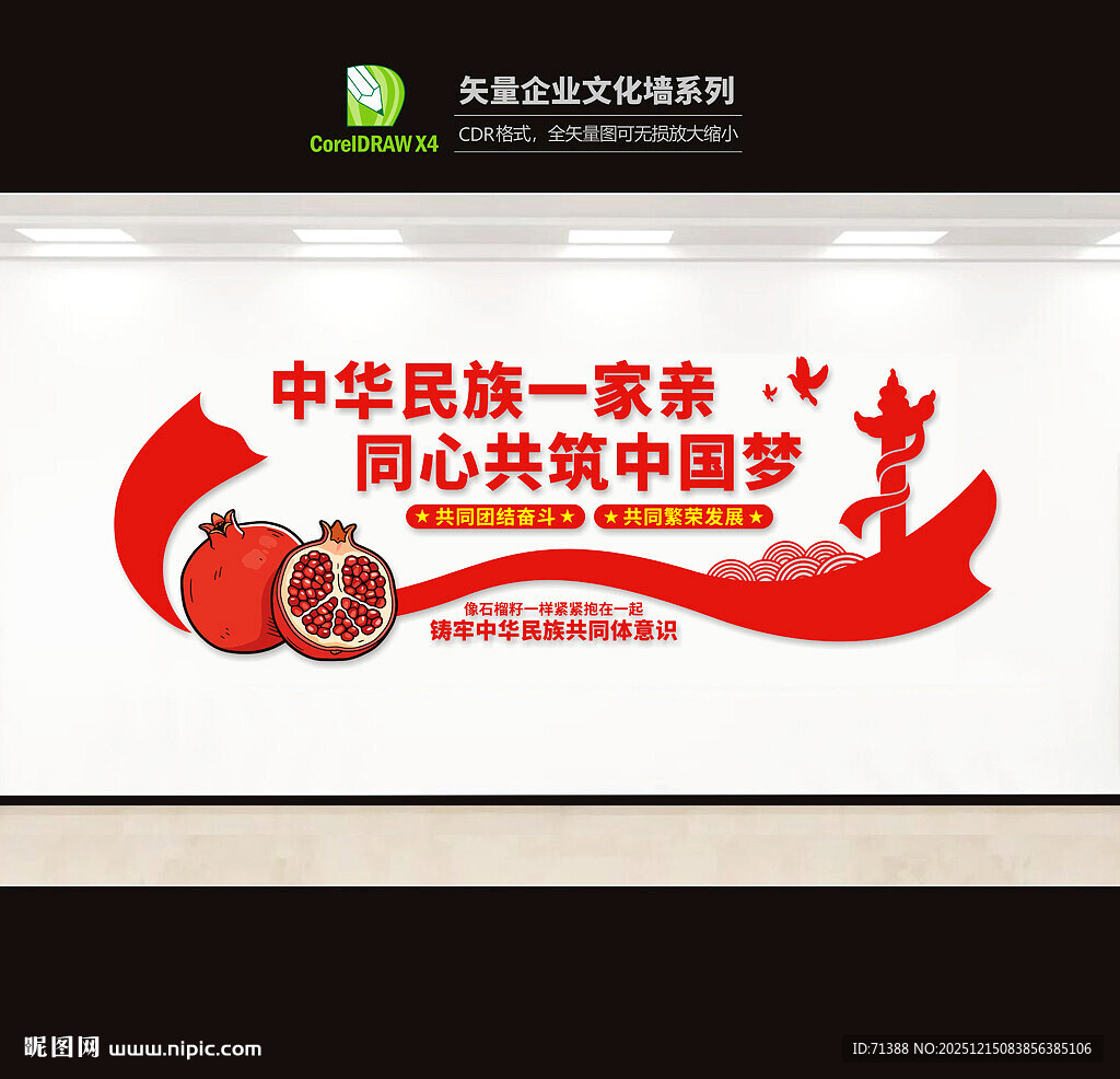 民族团结文化墙