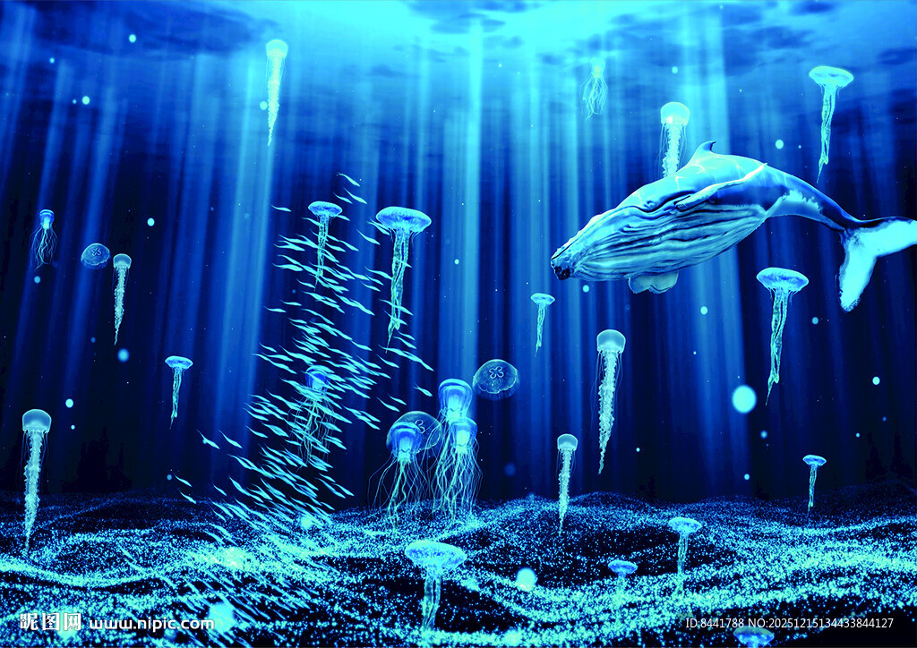 梦幻海底世界奇幻景象