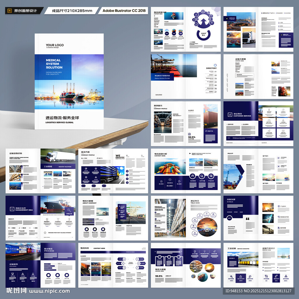 物流公司画册
