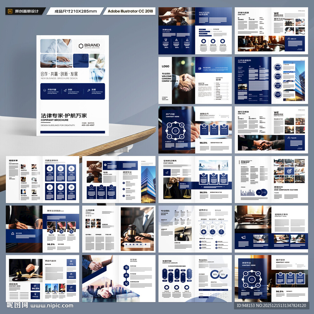 律师事务所画册设计