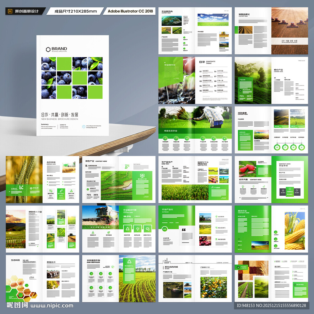 农业合作社画册