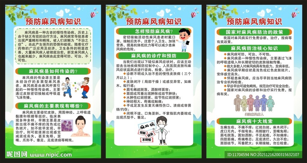 世界防治麻风病日展板