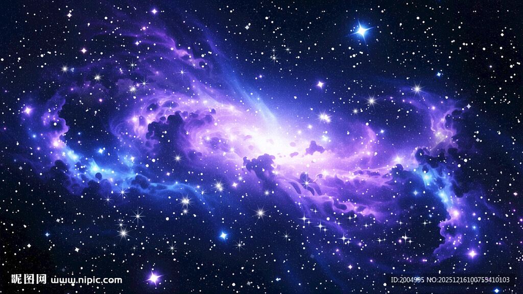 梦幻绚丽的宇宙星系景观