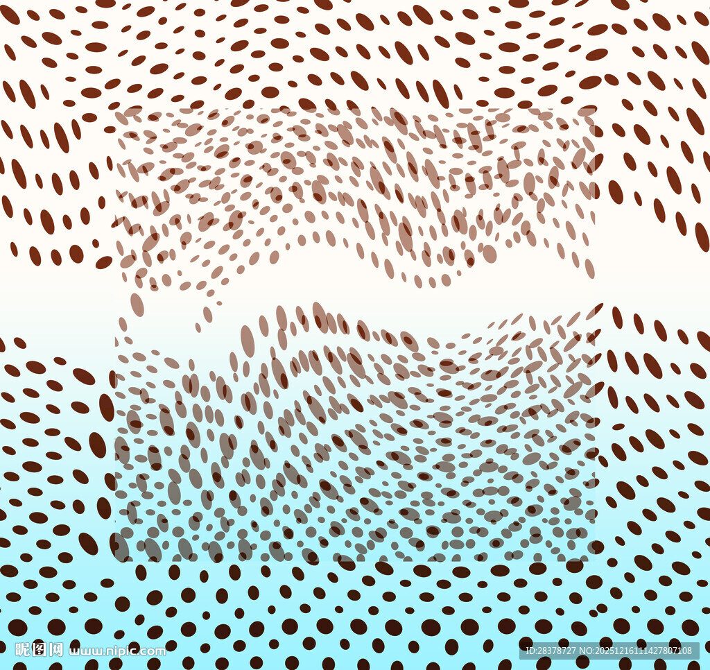 抽象波点纹理图案