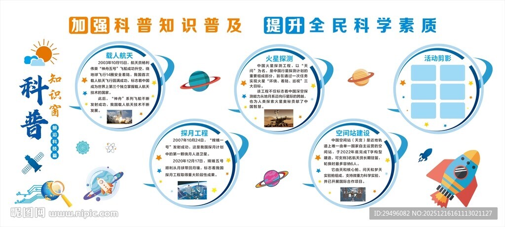 科普知识文化墙