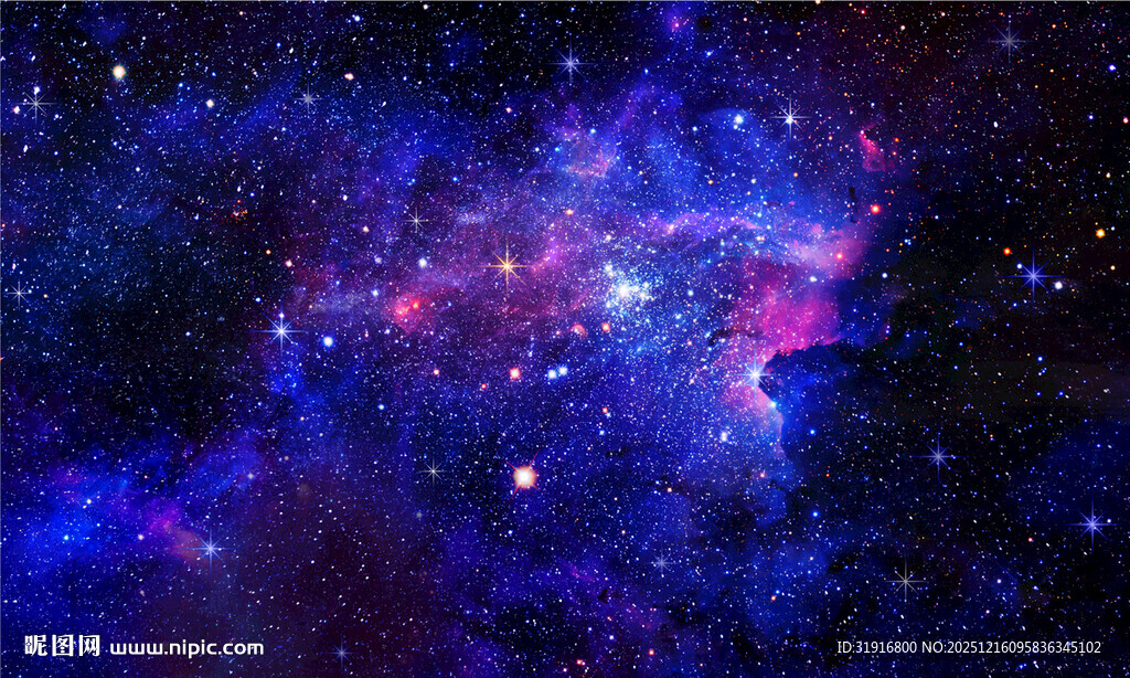 紫色星空背景