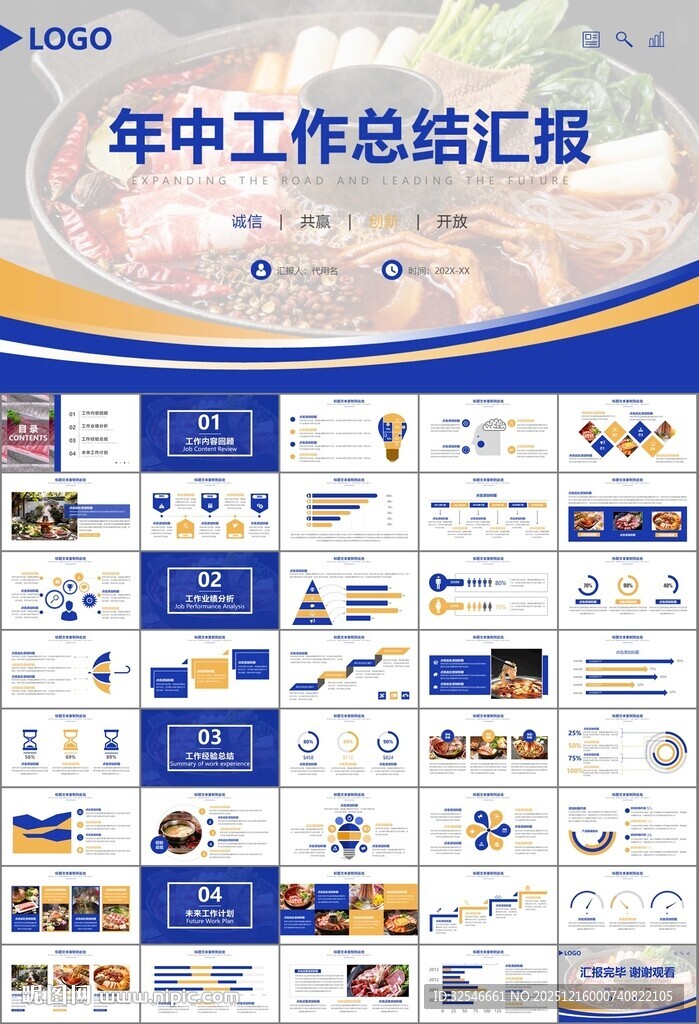 火锅加盟连锁PPT模板