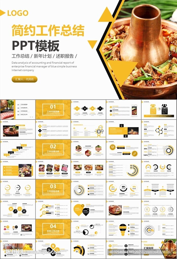 火锅加盟连锁PPT模板