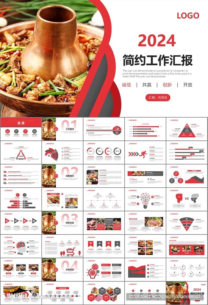 火锅加盟连锁PPT模板