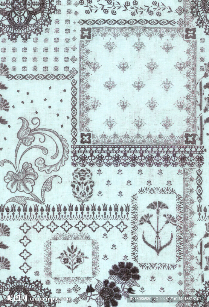 复古手绘风装饰图案元素