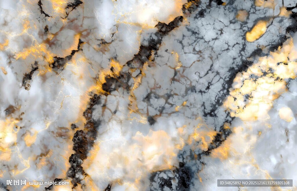 金色潘多拉纹理大理石图案