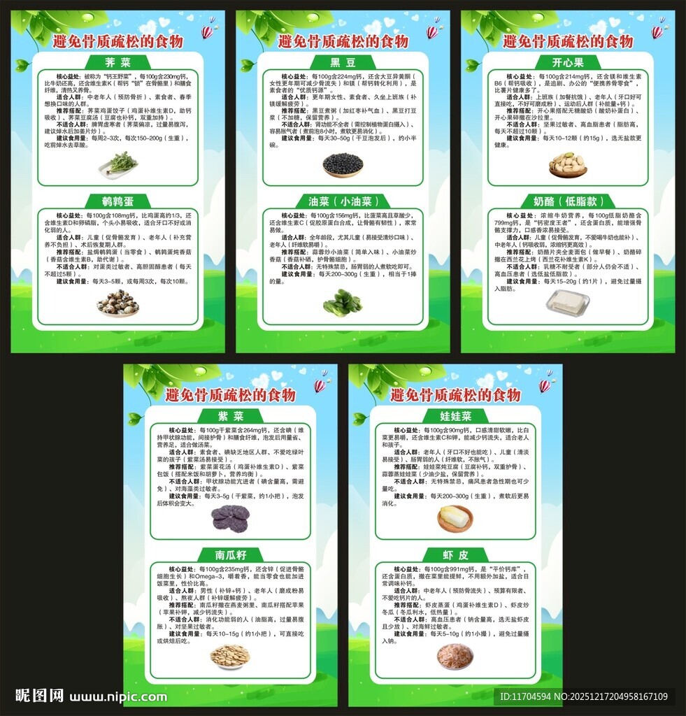 世界骨质疏松日展板