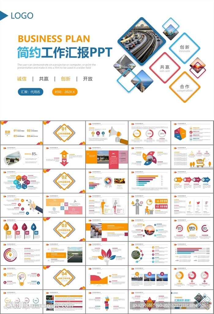 高速公路总结计划述职报告ppt