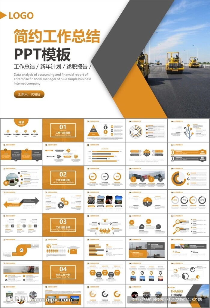 高速公路总结计划述职报告ppt