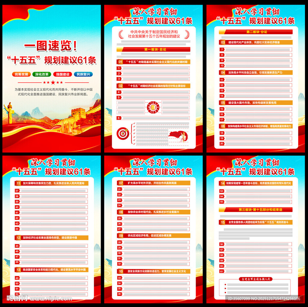 十五五规划建议61条