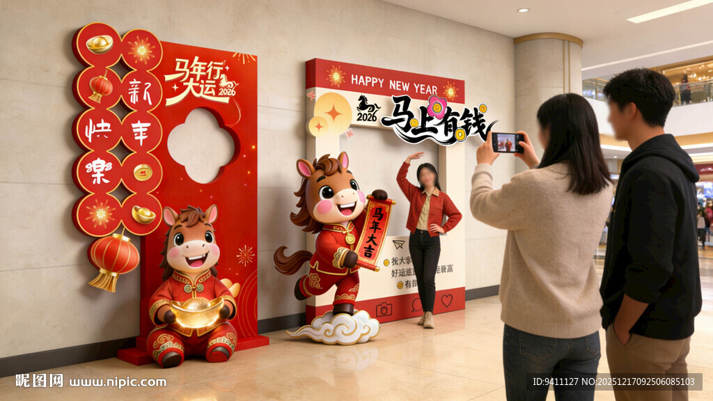 2026马年拍照美陈