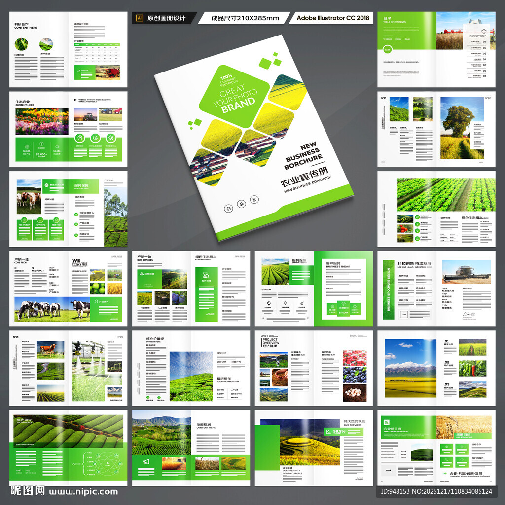 农业合作社画册