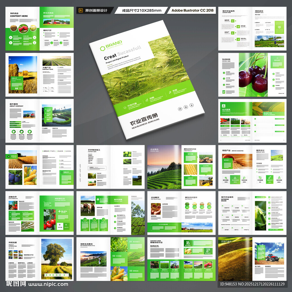 农业合作社画册