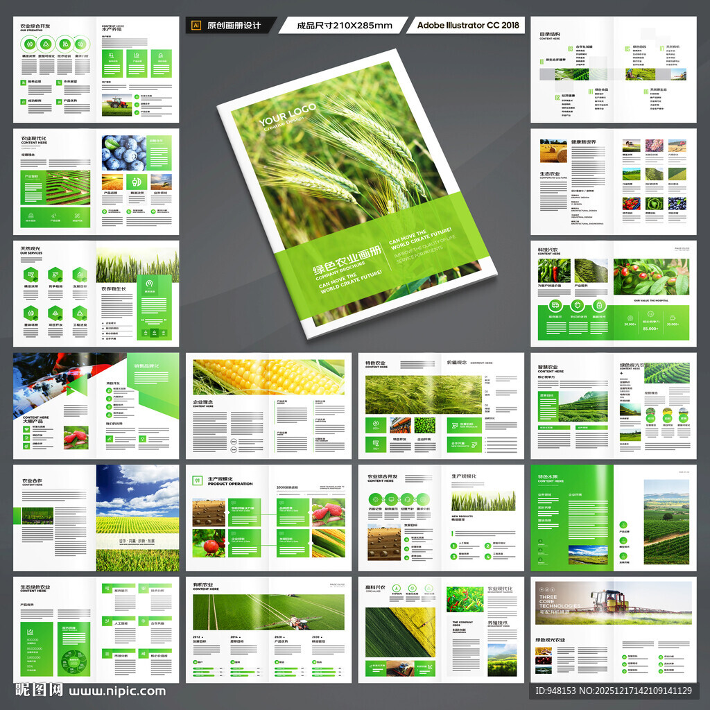 农业合作社画册