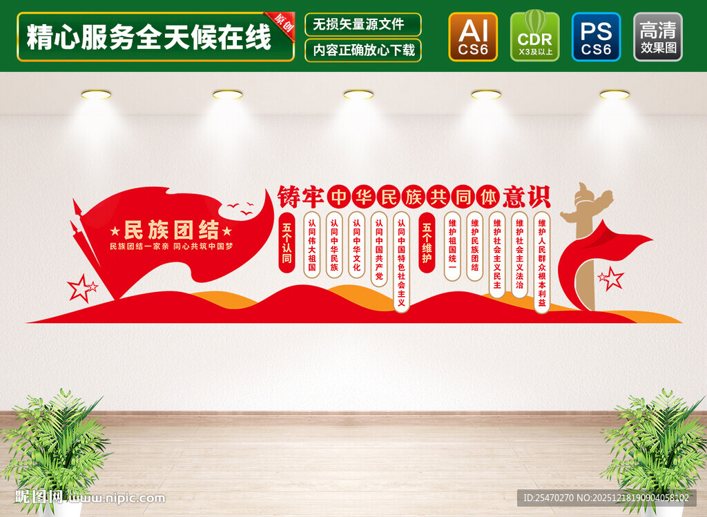 民族团结文化墙