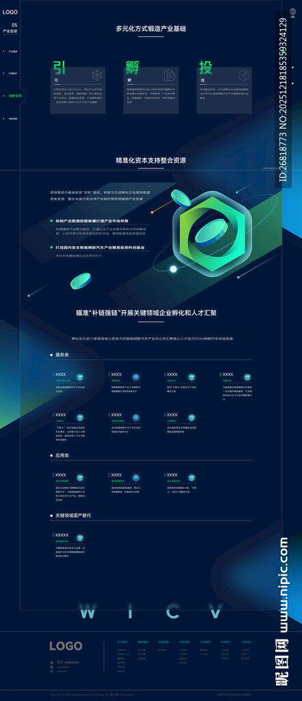 科技感数据可视化界面