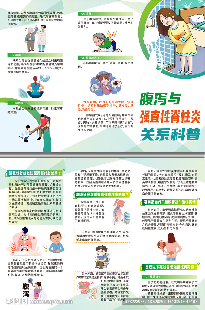 腹泻与强直性脊柱炎关系科普