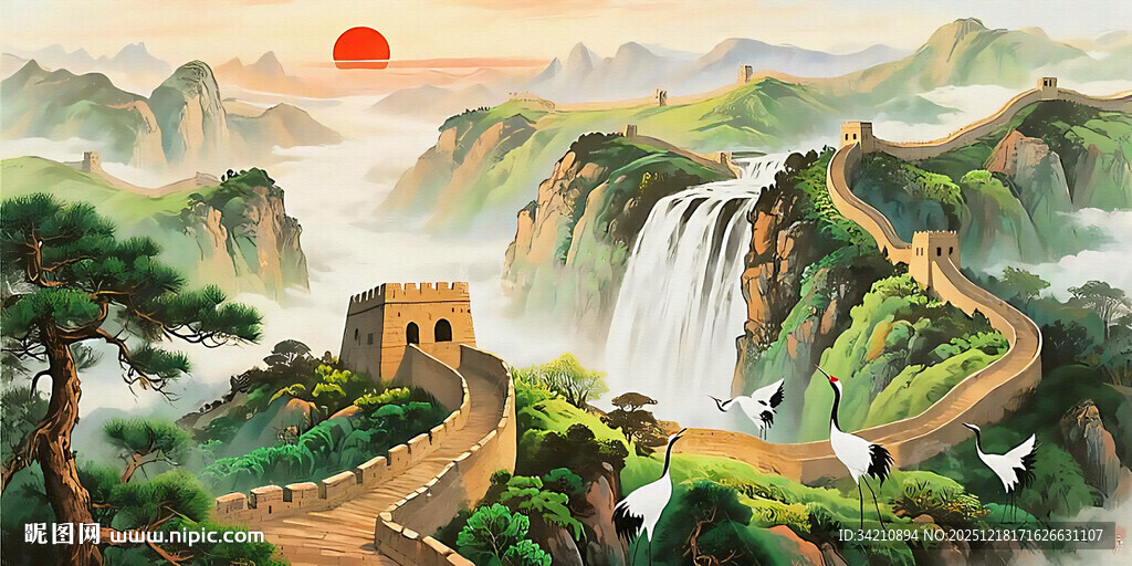 长城风景画