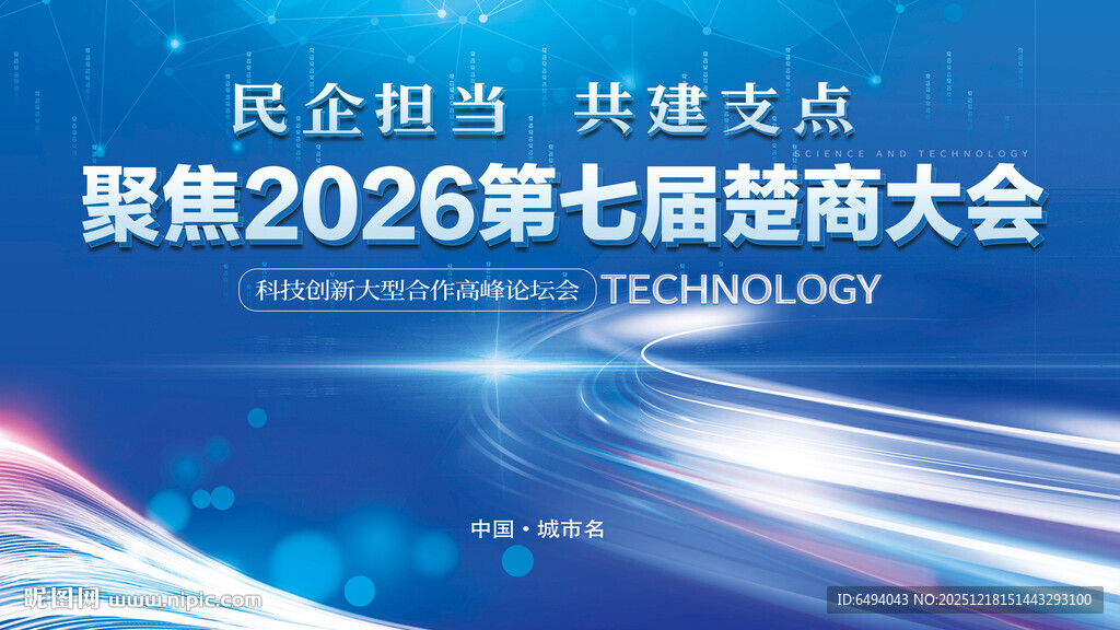 聚焦民企担当共建支点大会背景板
