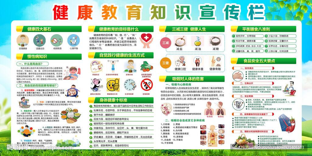2026年健康教育宣传栏