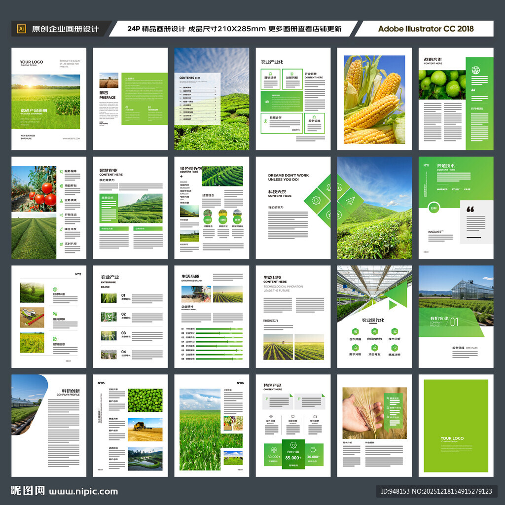 农产品画册