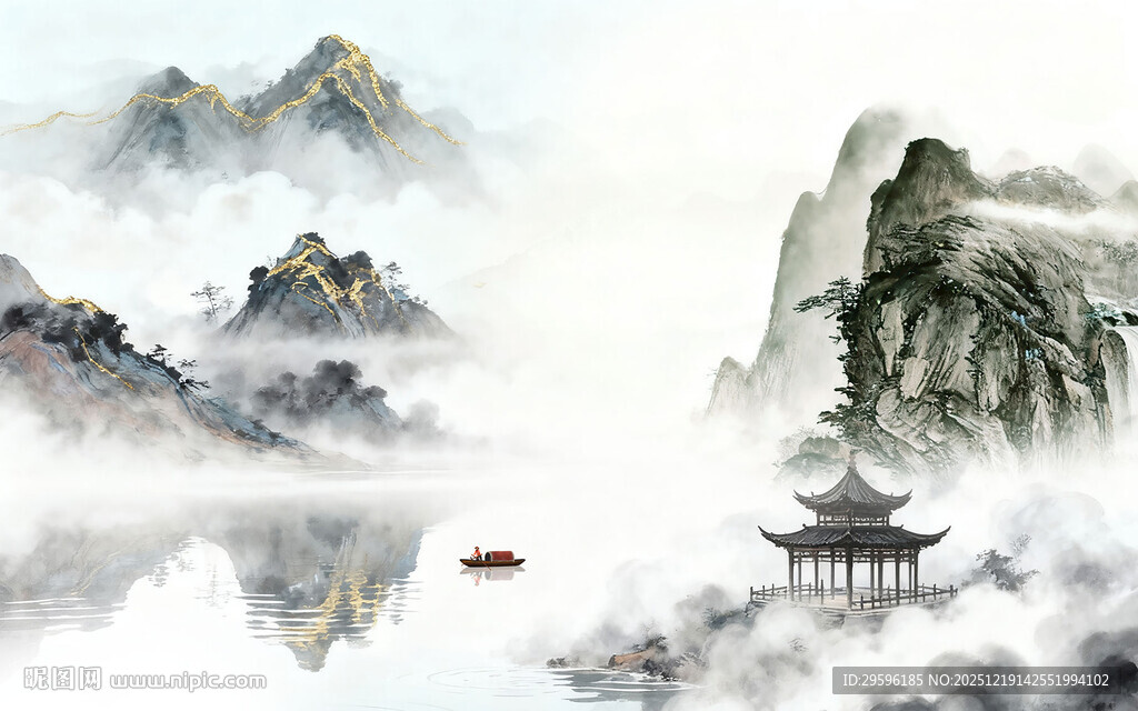 意境 爆款简约山水 TIF分层