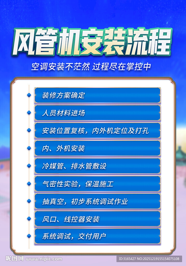 风机安装流程说明