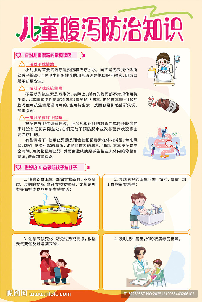 儿童腹泻防治知识