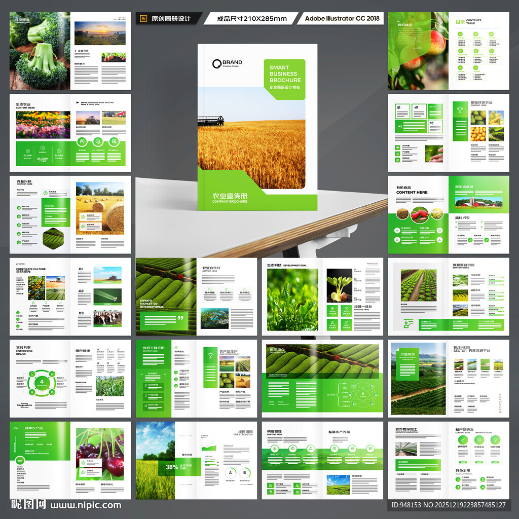 农业合作社画册