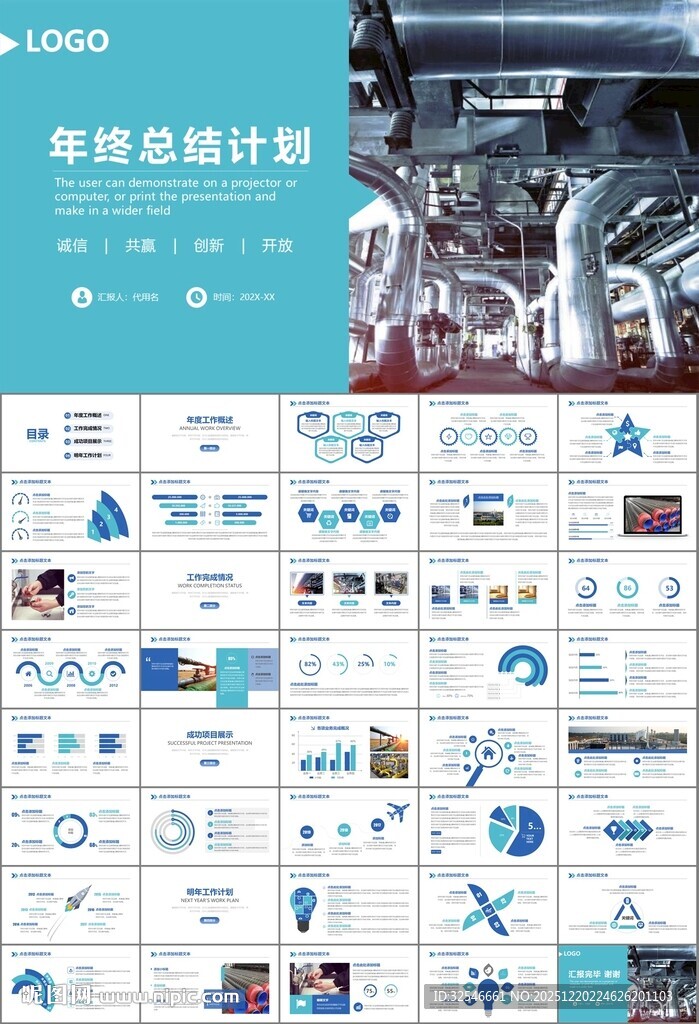 热力公司总结计划述职汇报ppt