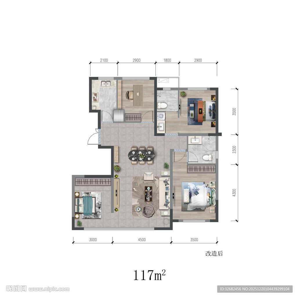 户型图 地产 户型添彩 户型 