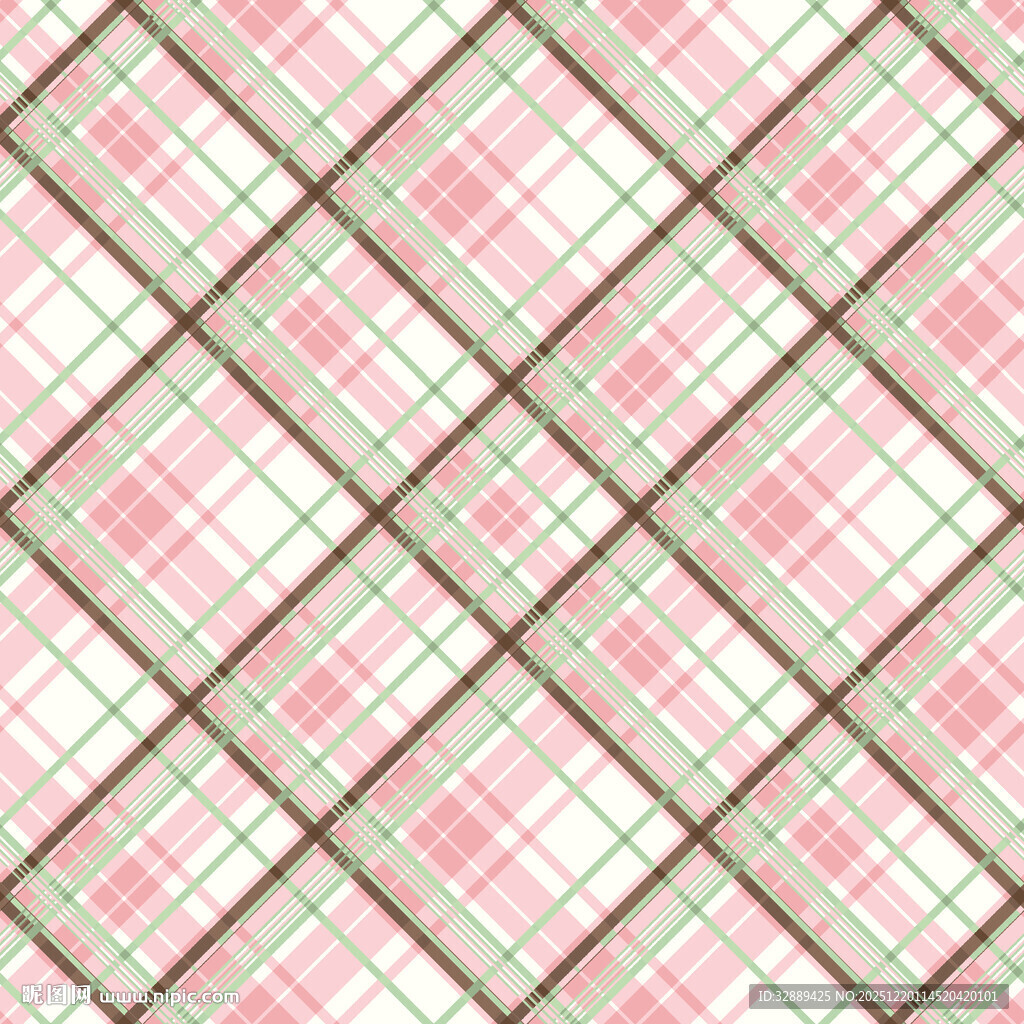 粉色格子几何图案背景