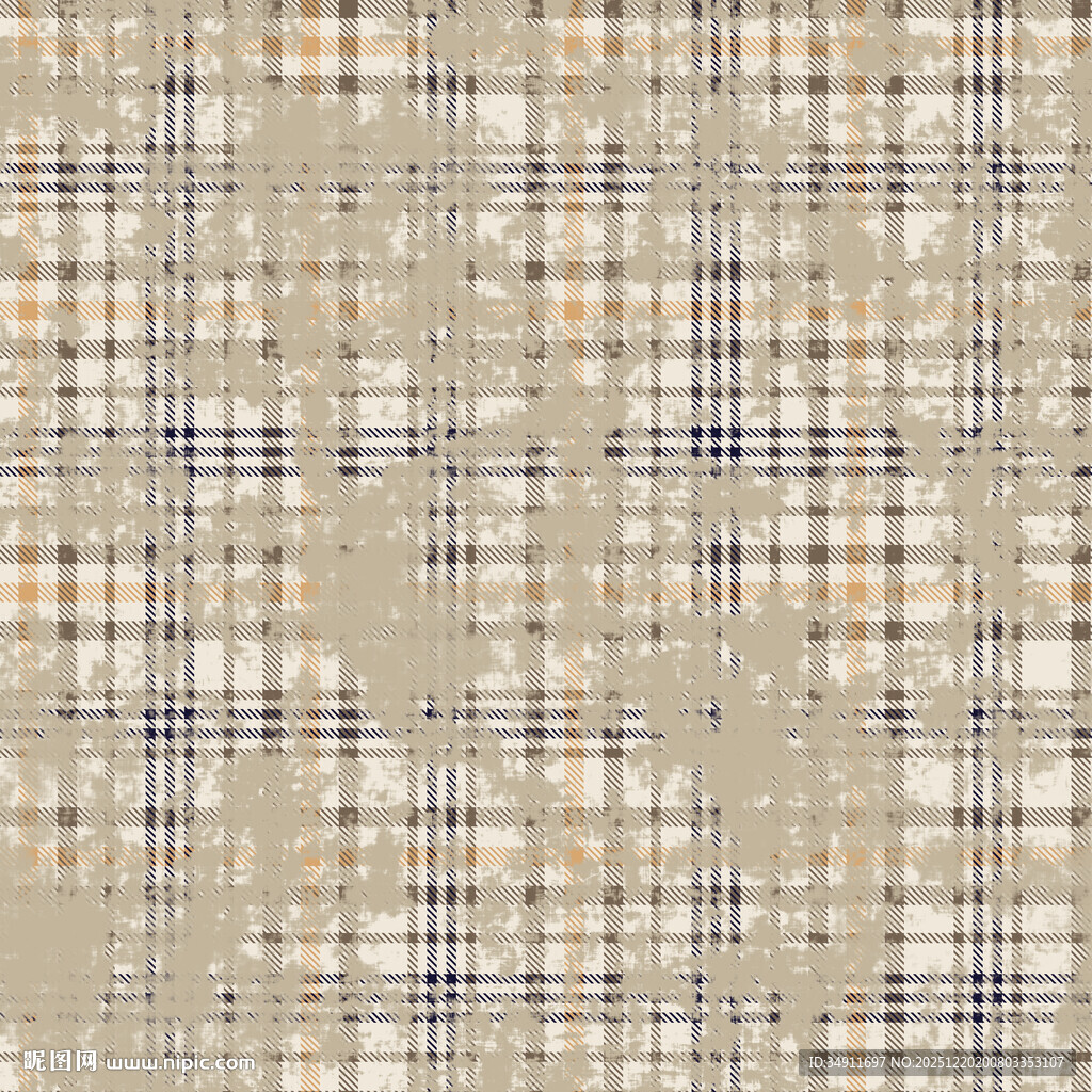 格子图案布料纹理背景