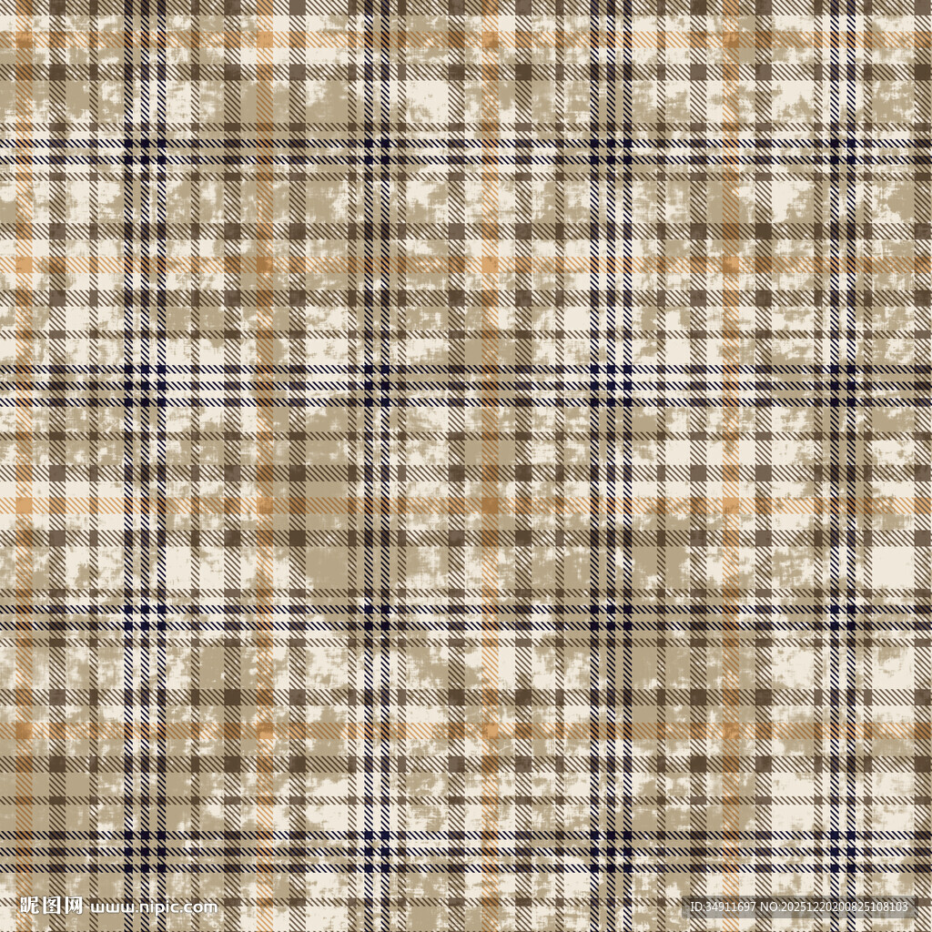 格子纹理布料图案