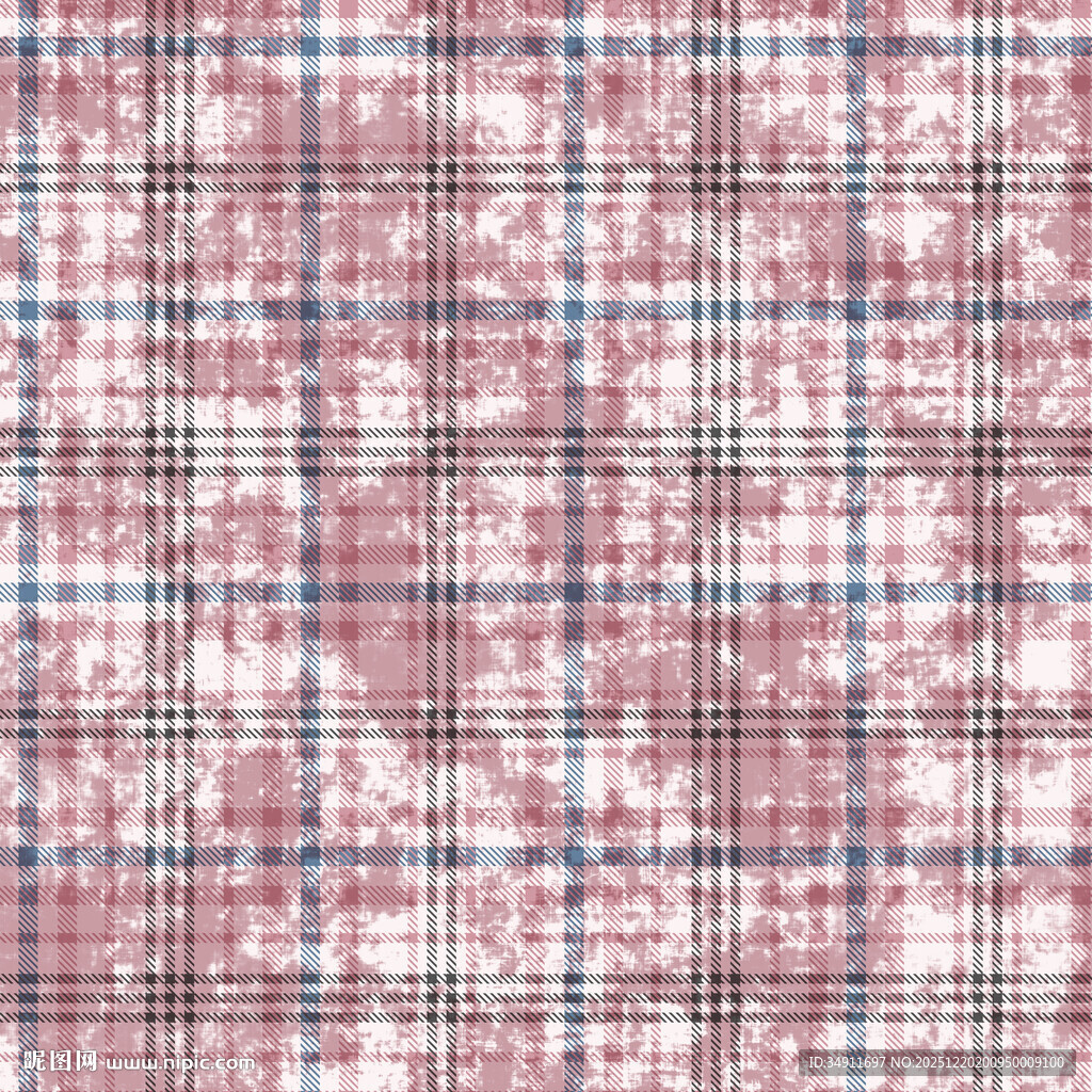 粉色格纹图案纹理背景