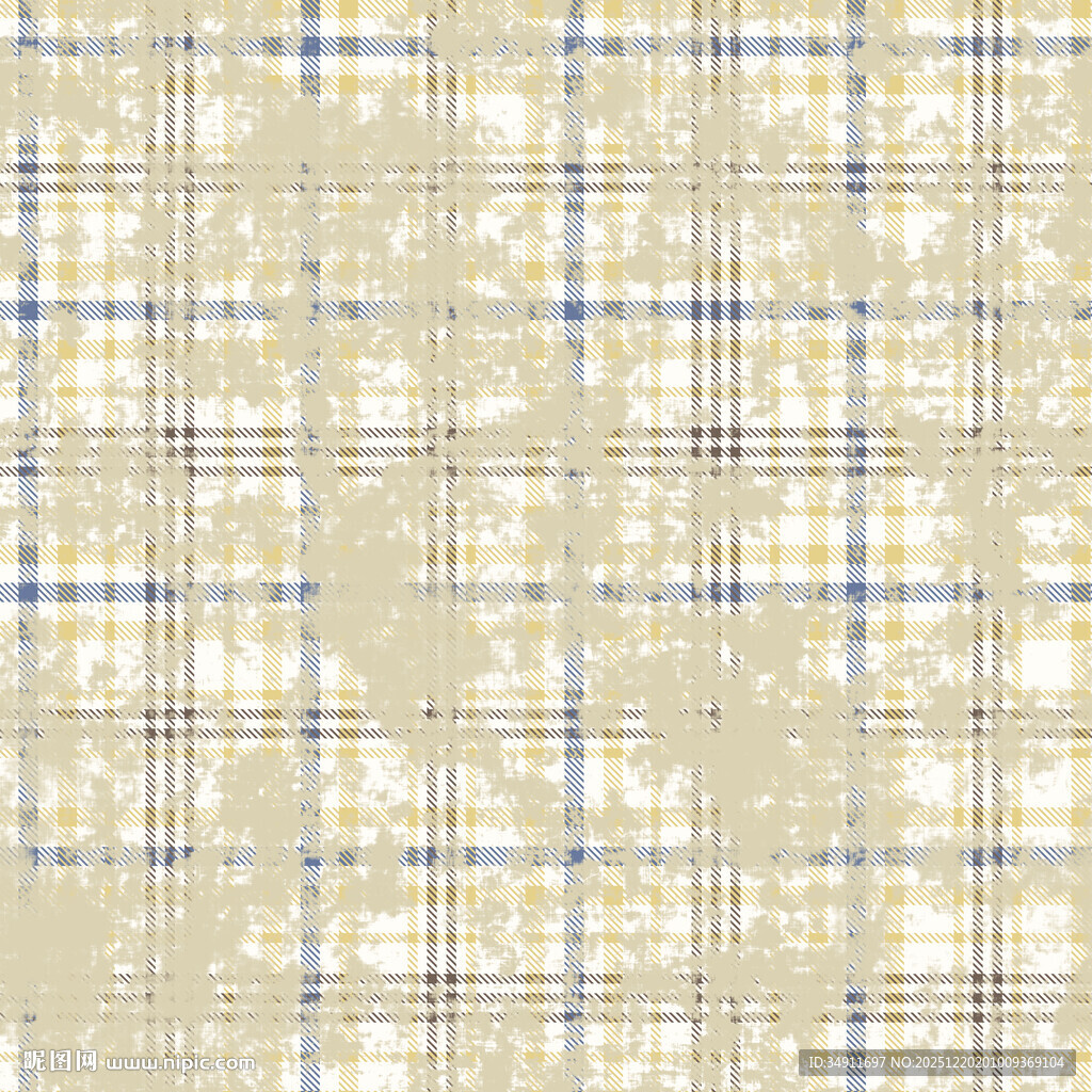 米黄色格纹图案背景