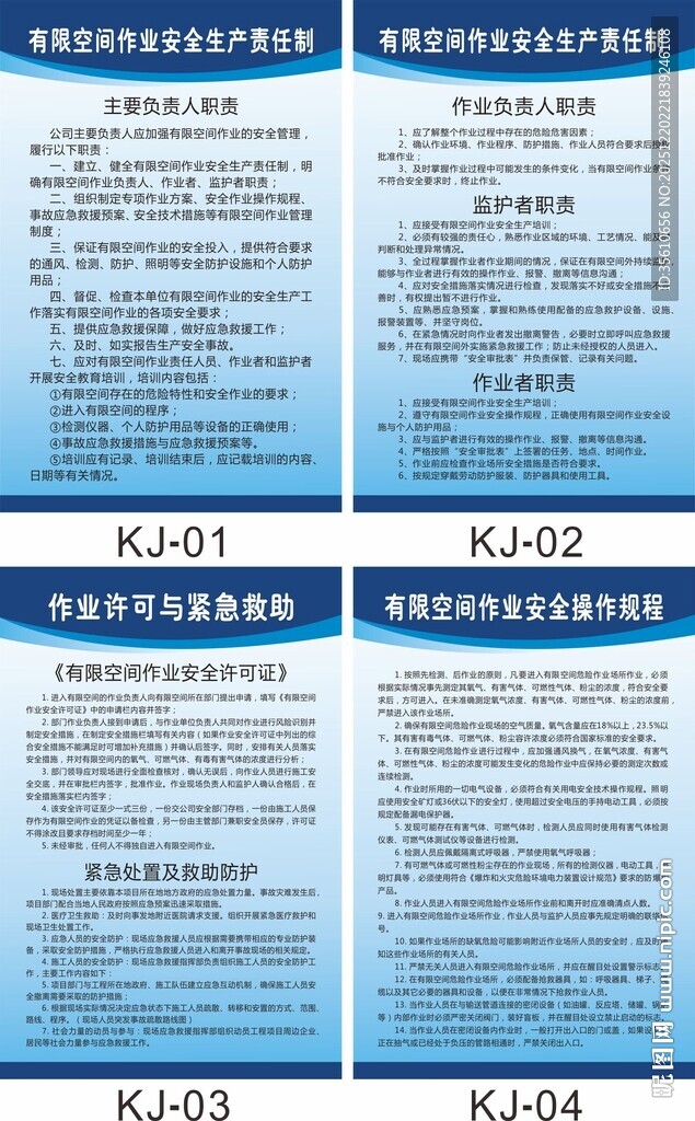 有限空间作业 安全生产 责任制