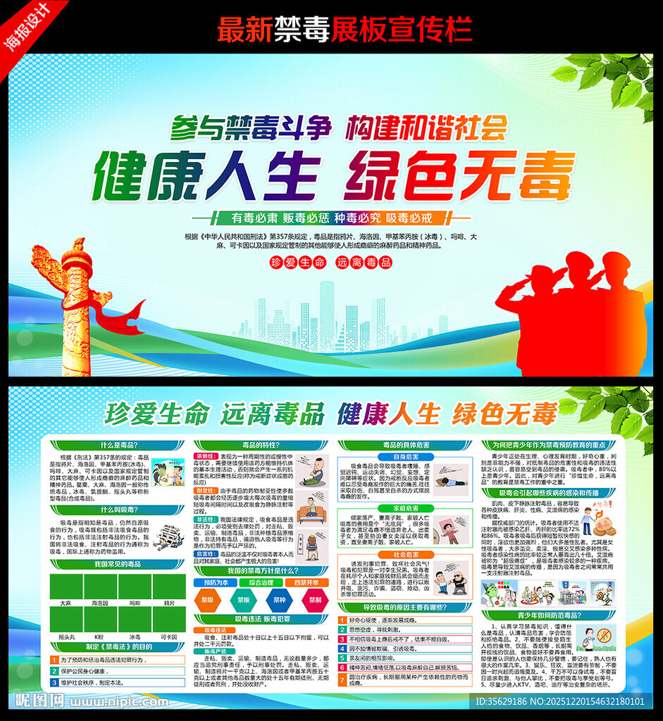 禁毒展板