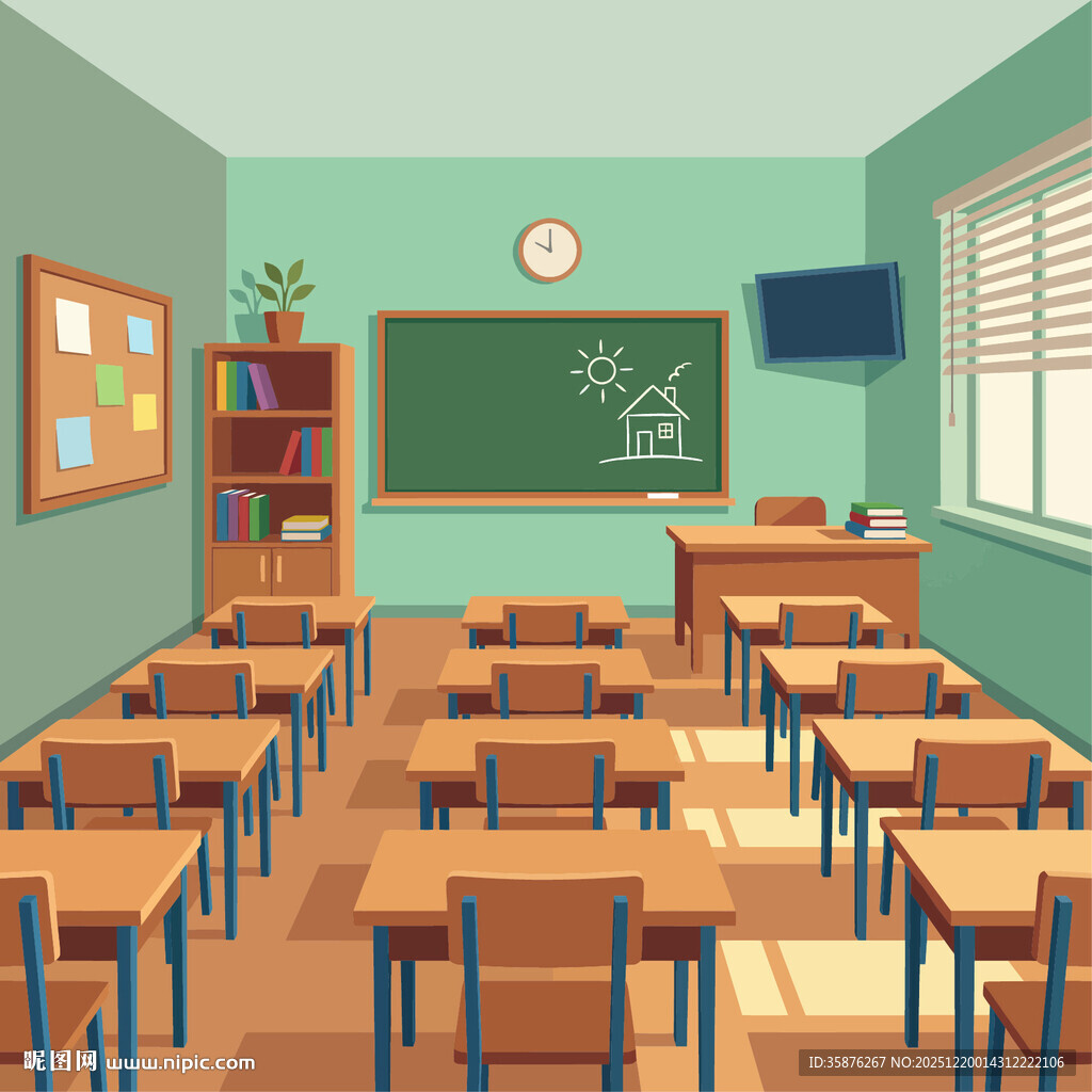 整洁的教室场景