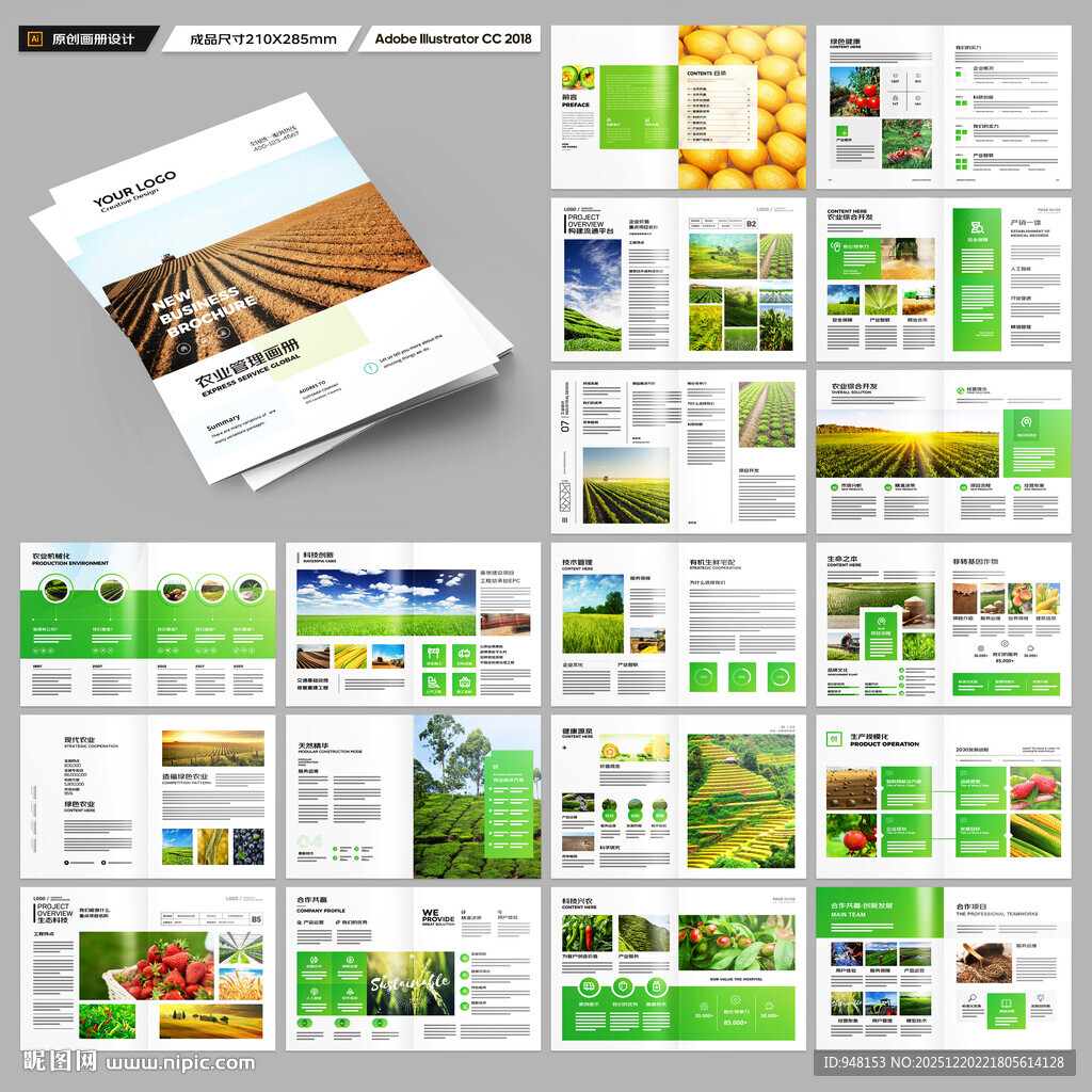 农产品画册