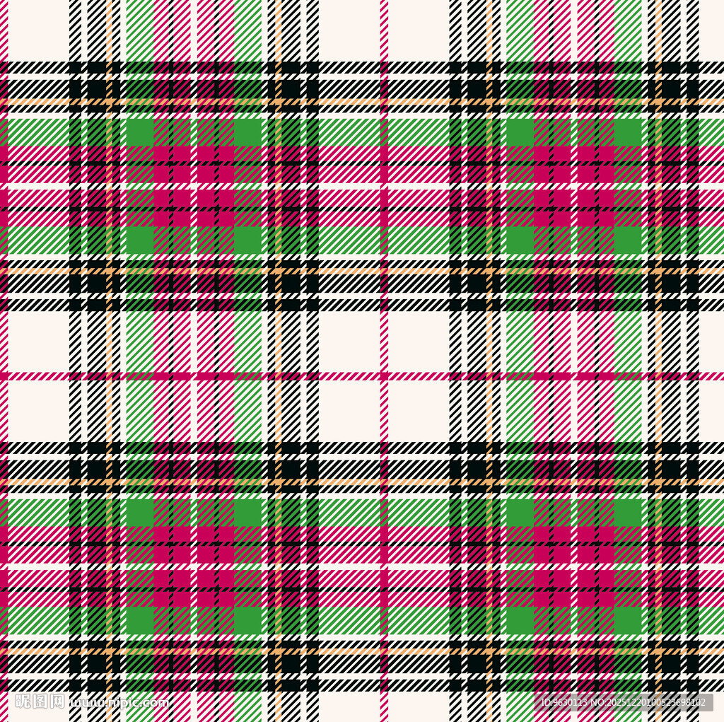 多彩格子图案纹理