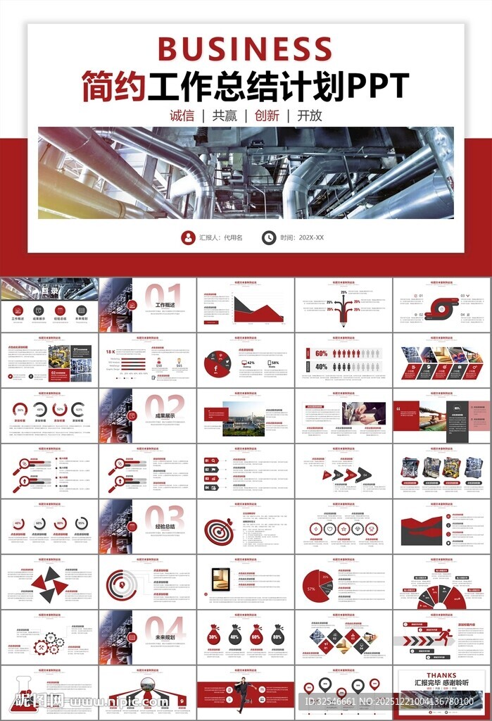 热力公司总结计划述职汇报ppt