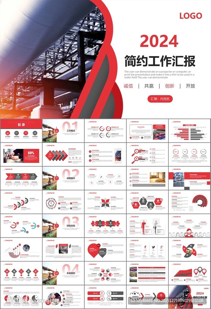 热力公司总结计划述职汇报ppt